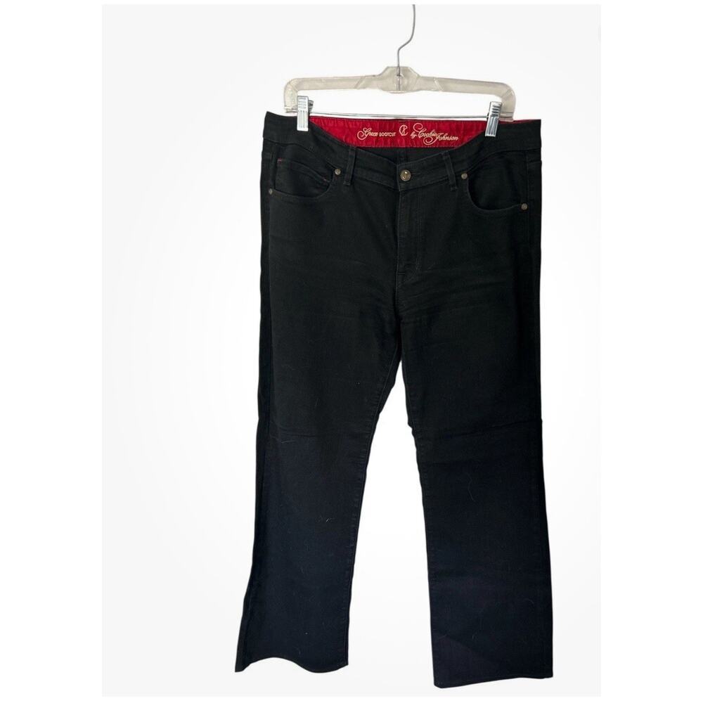 Cookie Johnson Grace Bootcut Black Jeans‎ Size 34 X28
